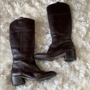 Louise et Cie brown leather boots size 8